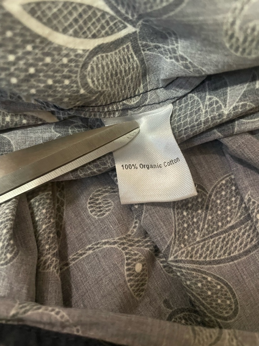 Tucker NYC Allyson Pleated Midi Shirt Dress Organic Cotton Botanical Print XS - Picture 11 of 12
